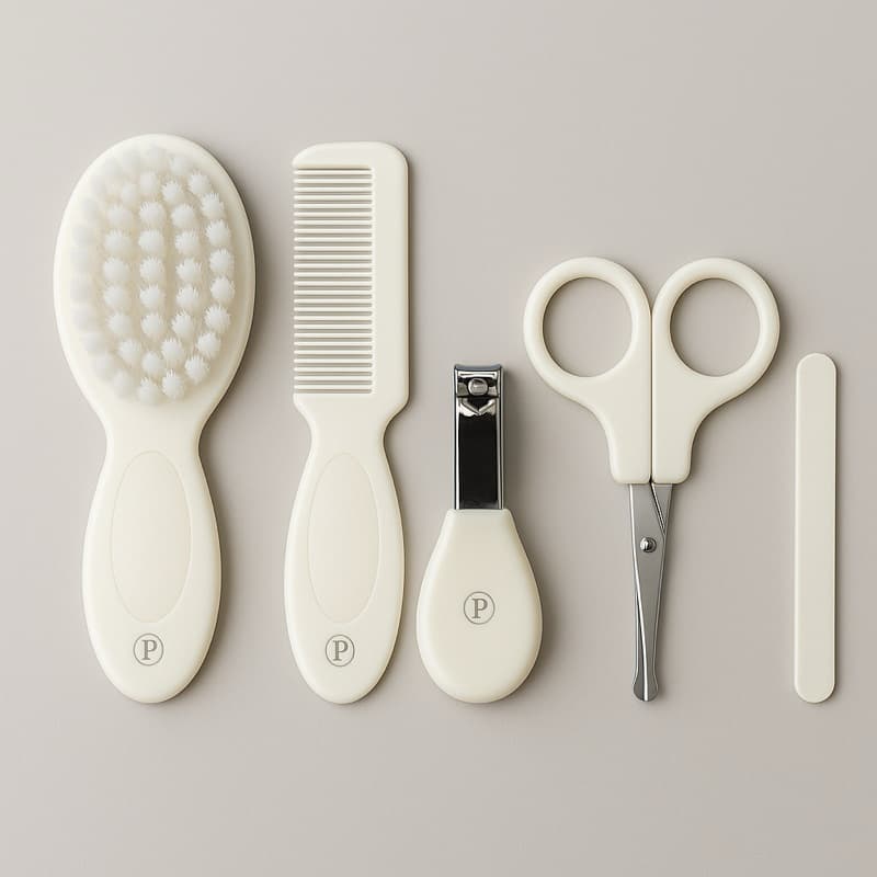 kit higiene bebe neutro pimpolho enxoval para recém nascido