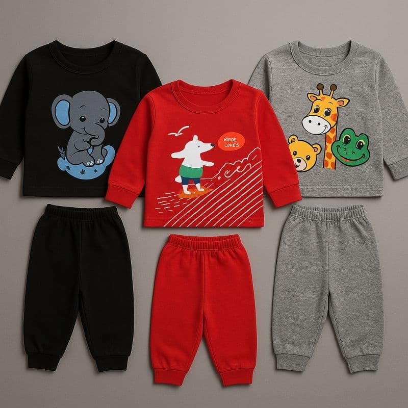 Conjunto Bebê - Blusa Manga Longa e Calça 100% Algodão Menino do P ao GG