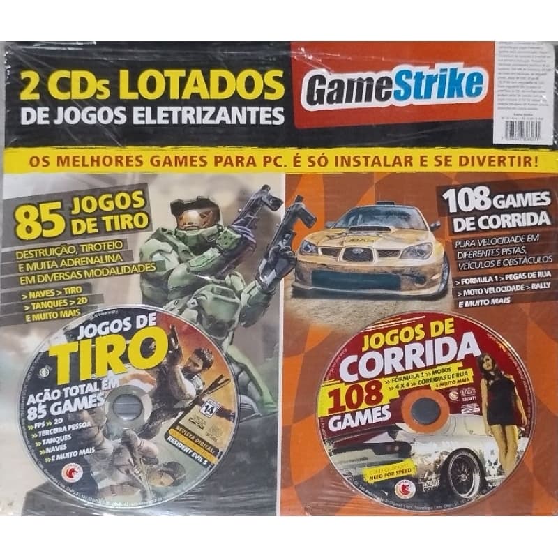 Jogo Pc Game Strike 2 Cds Jogo De Tiro E Corrida Lacrado