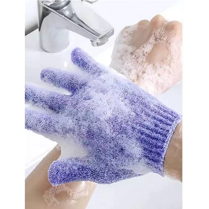 Luva de Banho Esfoliante Corpo Limpeza Profunda Peeling Esfoliante