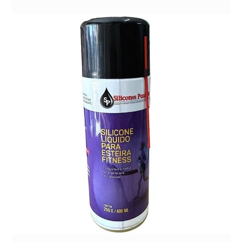 Spray 400ml Silicone Lubrificante Esteira Rolante Ergométrica Bicicleta Academia