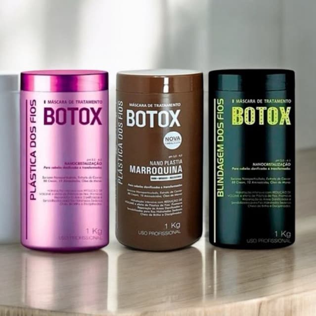 3 B0T0X Plástica Dos Fios Selagem Térmica + Blindagem + Marroquina 1kg Cada