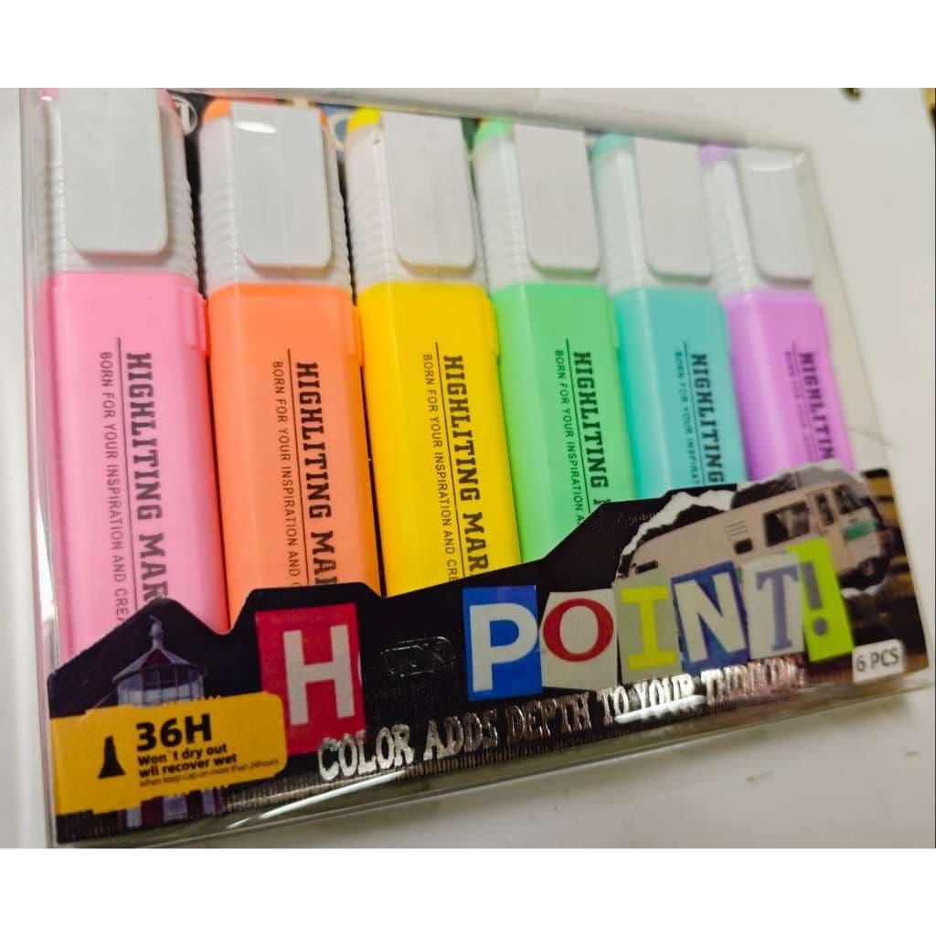 HYQ1326 KIT COM 6 MARCA TEXTO