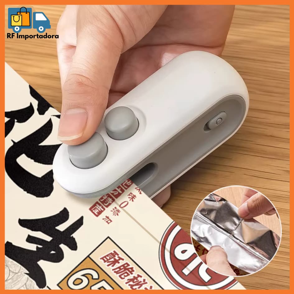 Mini Máquina Seladora De Embalagem Recarregável Com Imã Promoção