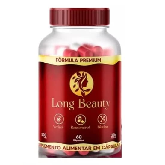 1x Long Beauty - 60 Cápsulas Promoção Queima de Estoque !