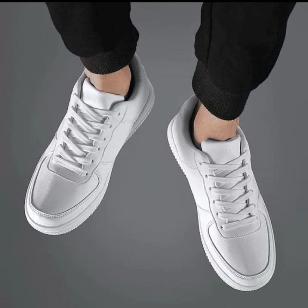 TENIS CASUAL BRANCO MASCULINO FEMININO ESTILO ESPORTIVO URBANO 34 AO 43