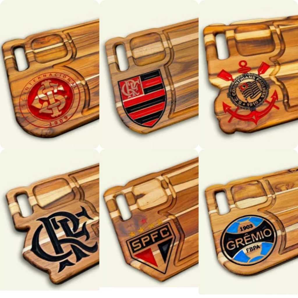 Tabua De Carne Churrasco Personalizada Escolha Seu Time
