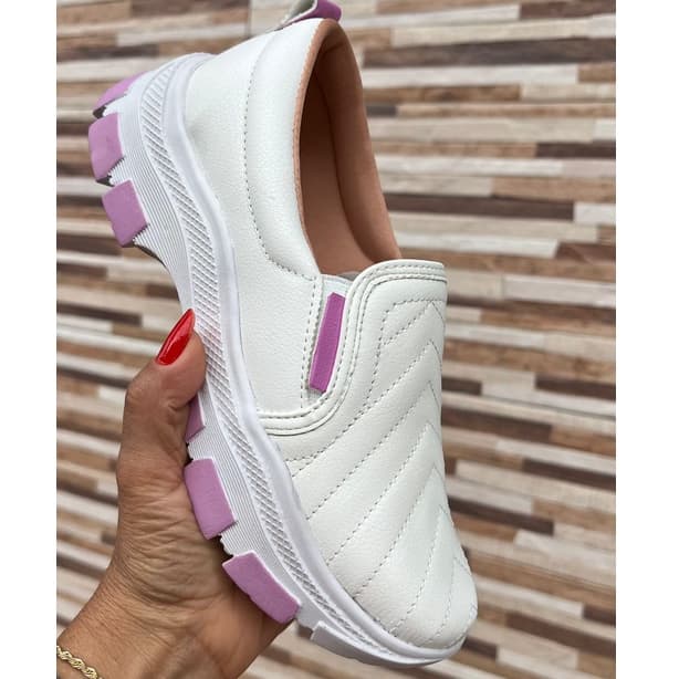 Sapatênis Sapatilha Feminino Casual Slip On  Confortável Envio Imediato