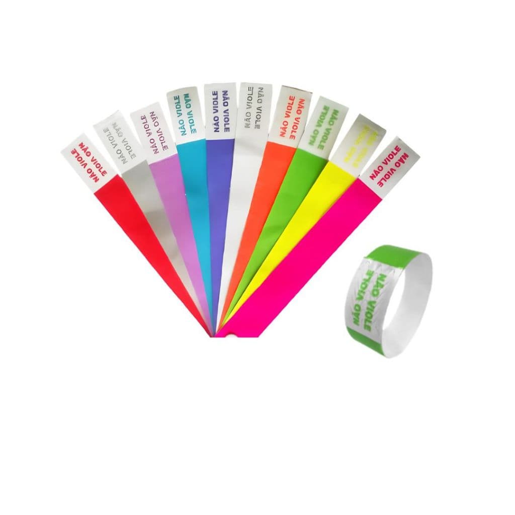 200 pulseiras De Identificação para festas