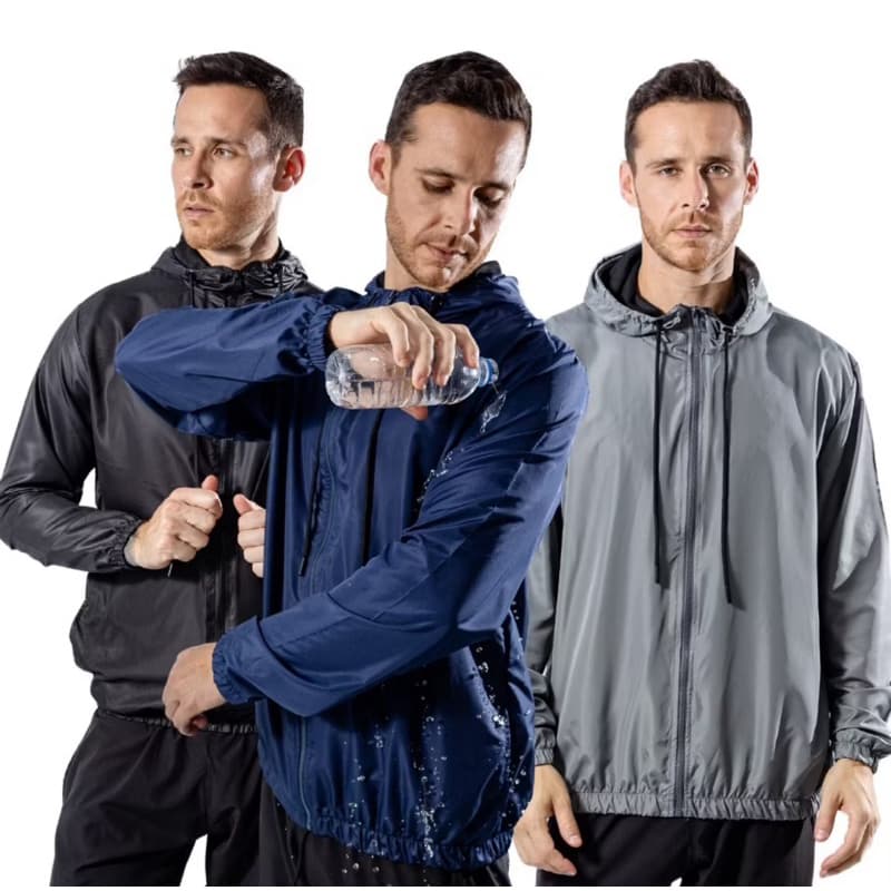 Jaqueta Corta Vento kit-3  Impermeável Masculino Liso Forro E Capuz Ultra leve Treino