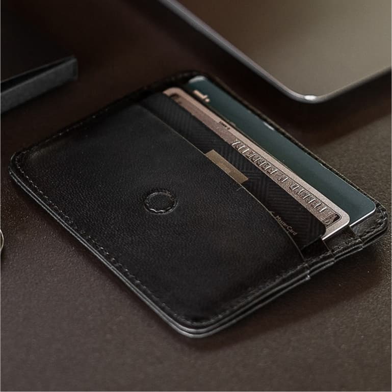 Carteira Moderna de couro Legítimo Premium SLIM Porta 6 Cartão e CNH Estilosa e Pratica