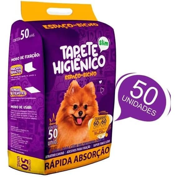 apete Higienico Espaço de Bicho 50 Unidades Envio Imediato