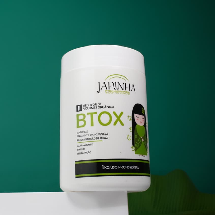 Japinha Btox Orgânico Vegano Profissional -Redução De Volume