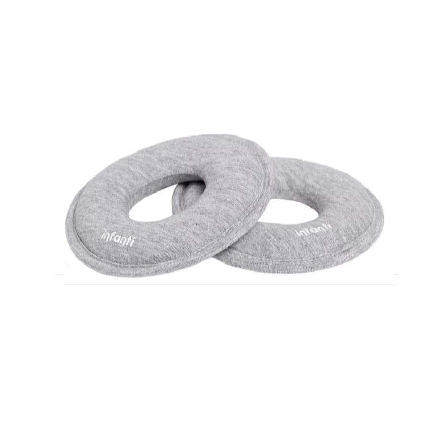 Rosquinha Protetora p/ Seios Amamentação Infanti Cinza Claro