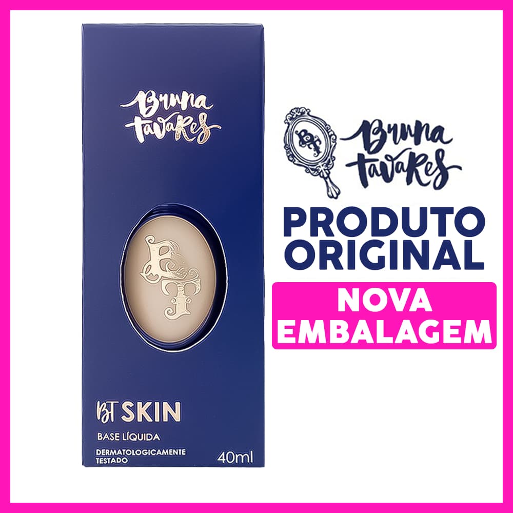 Bruna Tavares BT Skin Base Líquida Com Acabamento Aveludado 40ml