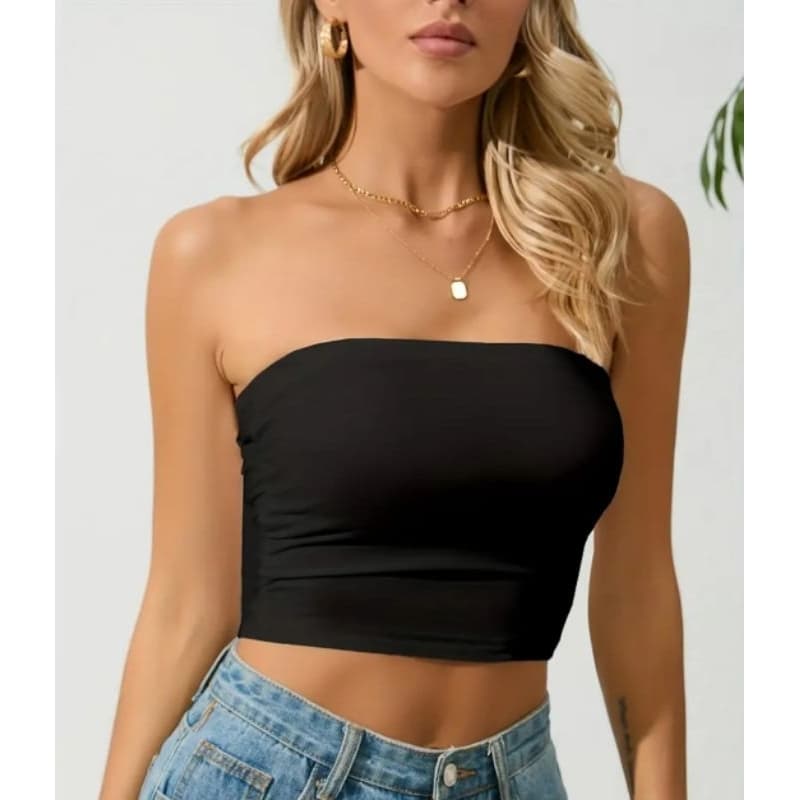Cropped Feminino Tomara que caia Top Feminino