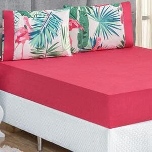 Kit Jogo de Lençol Microfibra Estampado Cama Solteiro / Casal / Queen / King - Escolha seu Kit ÚLTIMA NOVIDADE NOVIDADE