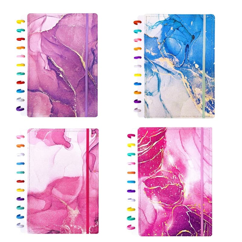 Caderno tipo Inteligente A4 Grande de Aquarela Capa Dura Caderno de 11/10  Discos