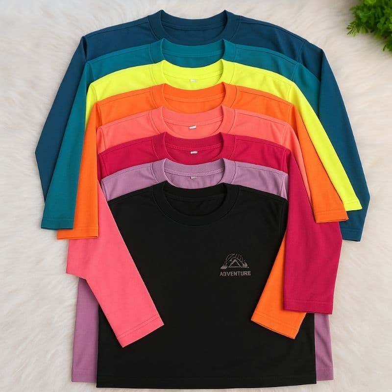 Camisa UV Infantil Térmica Blusa de Proteção Solar para Menino e Menina UV50