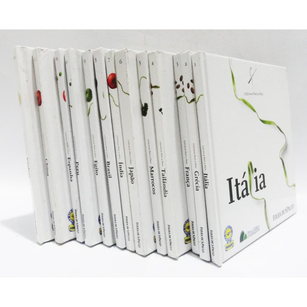 Coleção Folha de S. Paulo Culinária Cozinha País A País