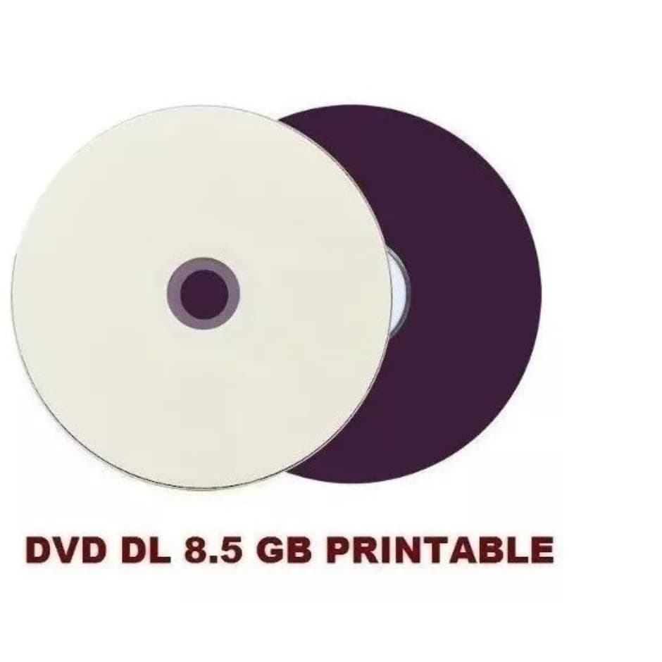 12  Dvd+r Dl 8.5gb 8x Printable Ridata Dual Layer Id: Ritek
