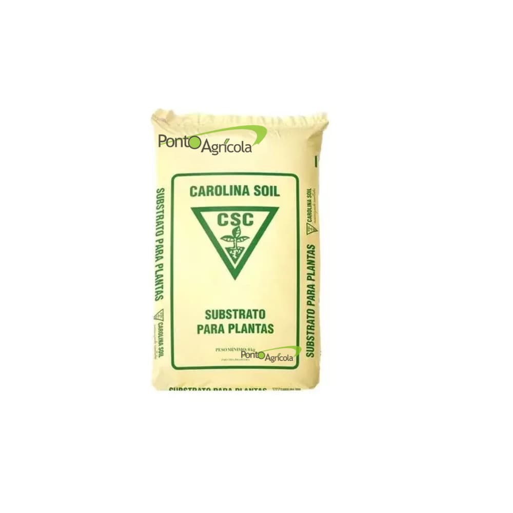 Substrato Carolina Soil Plantas 8kg CXI  75H Adubo Meio de Cultivo para Jardinagem