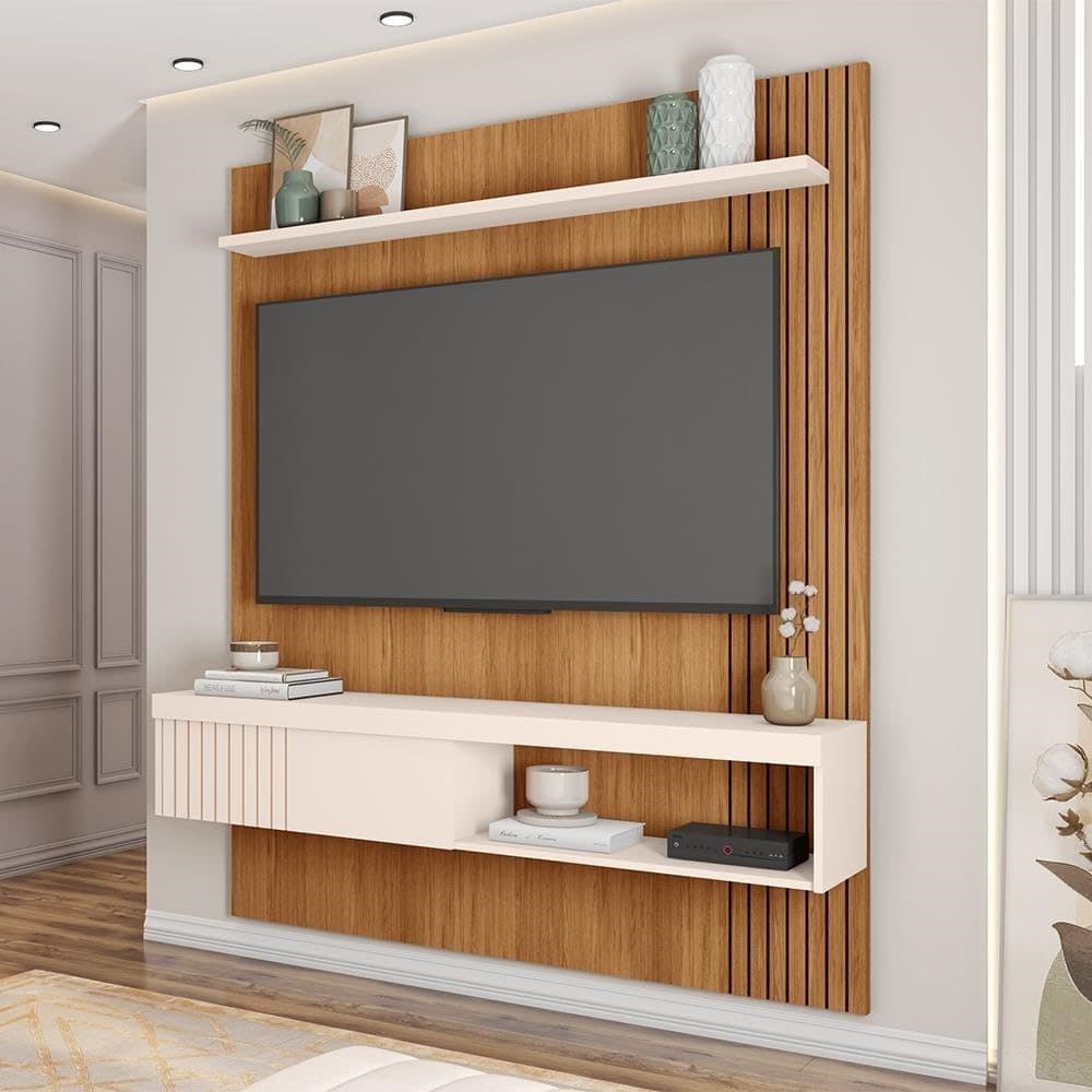 Painel Para TV Até 55 Polegadas Esmeralda Caemmun 1,50