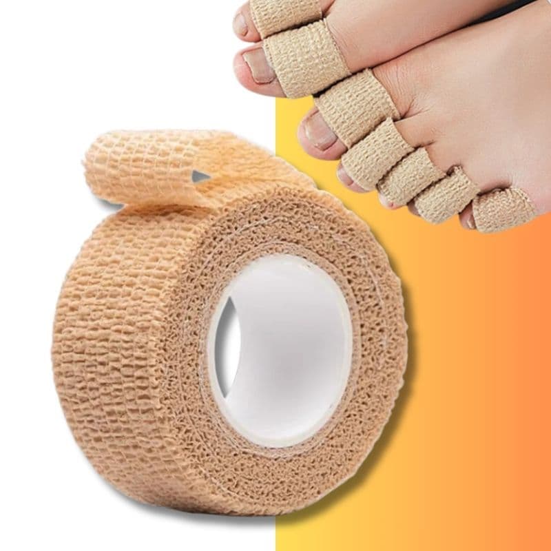 Fita Bandagem Respirável para Proteção dos Dedos – Ideal para Pés, Mãos, Calos e Joanetes
