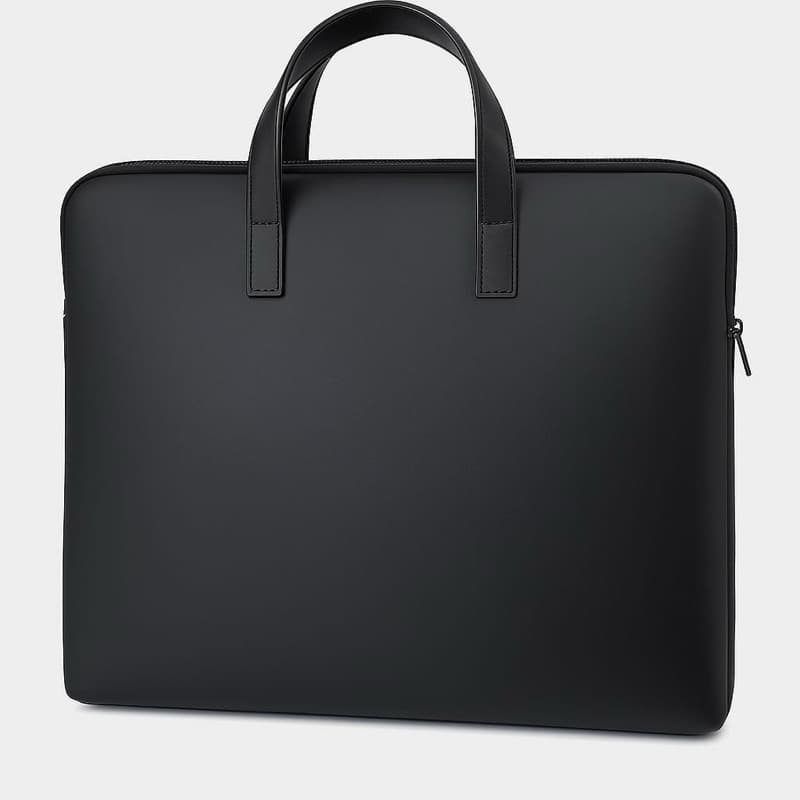 Maleta para Notebook Trabalho Faculdade Com Forro Aveludado e Fechamento em Zíper