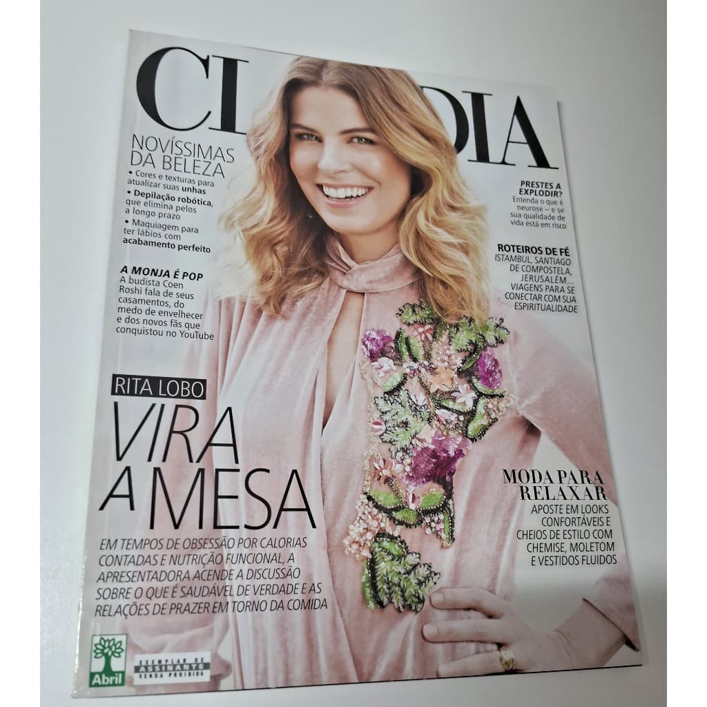 Revista Claudia, Ano 56, Nº 04, Abril De 2017