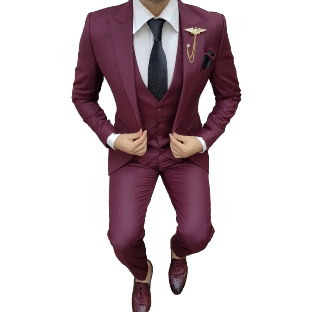 Terno Italiano Slim Oxford Premium - Blazer + Calça