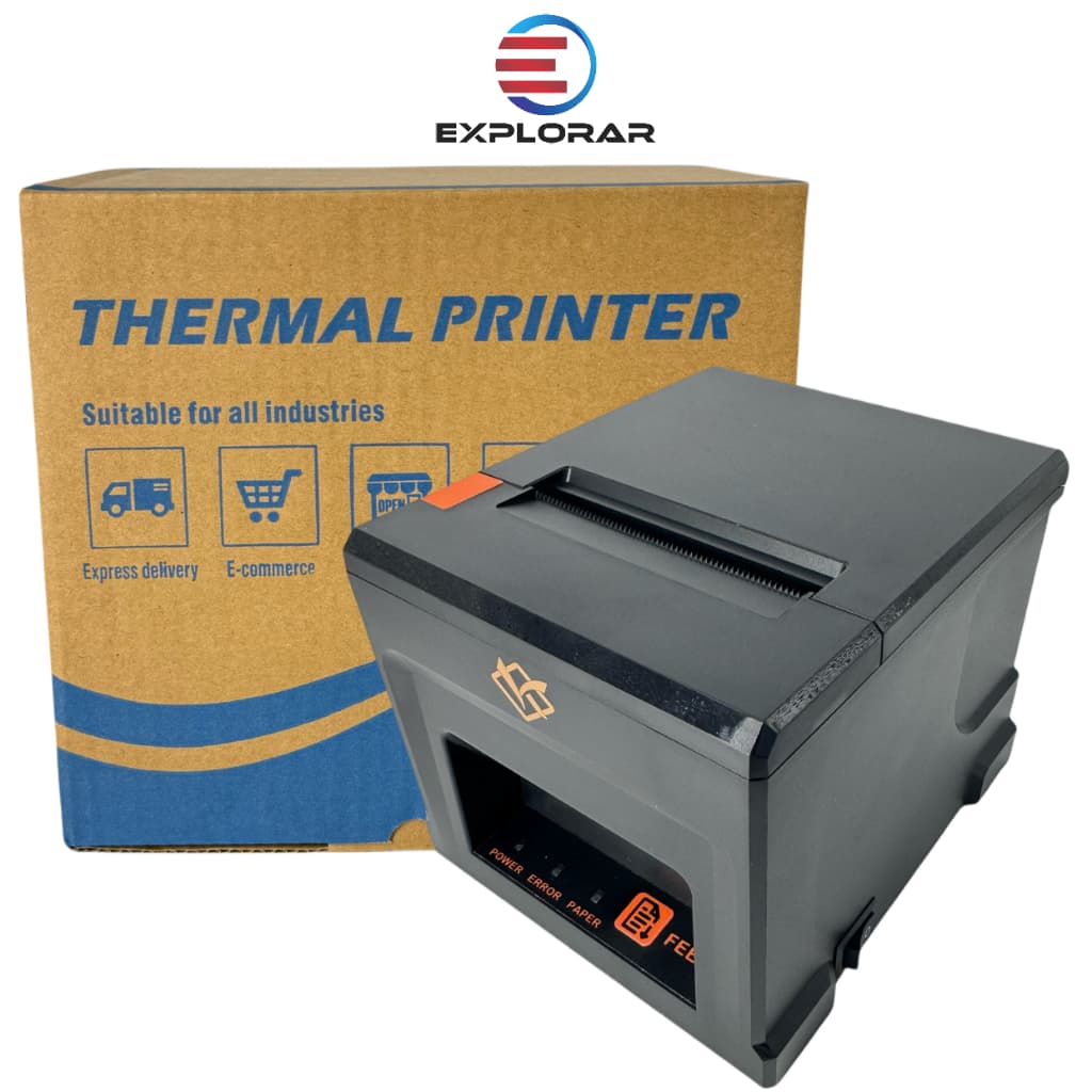 Impressora Térmica De Recibos Cupom Com Corte Automático 80mm - Usb E Lan