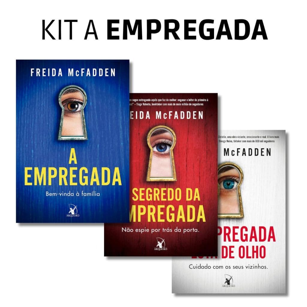 Coleção Livro A Empregada | Coleção A Empregada | Freida McFadden | Livros Empregada | Livro de suspense do Tiktok