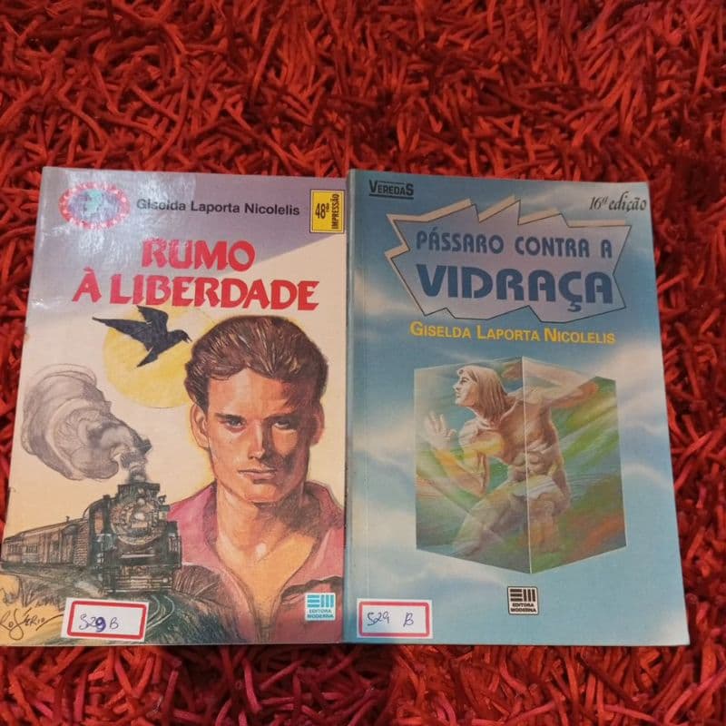 Pássaro contra a vidraça+Rumo à liberdade Giselda Laporta Nicolelis (529b)