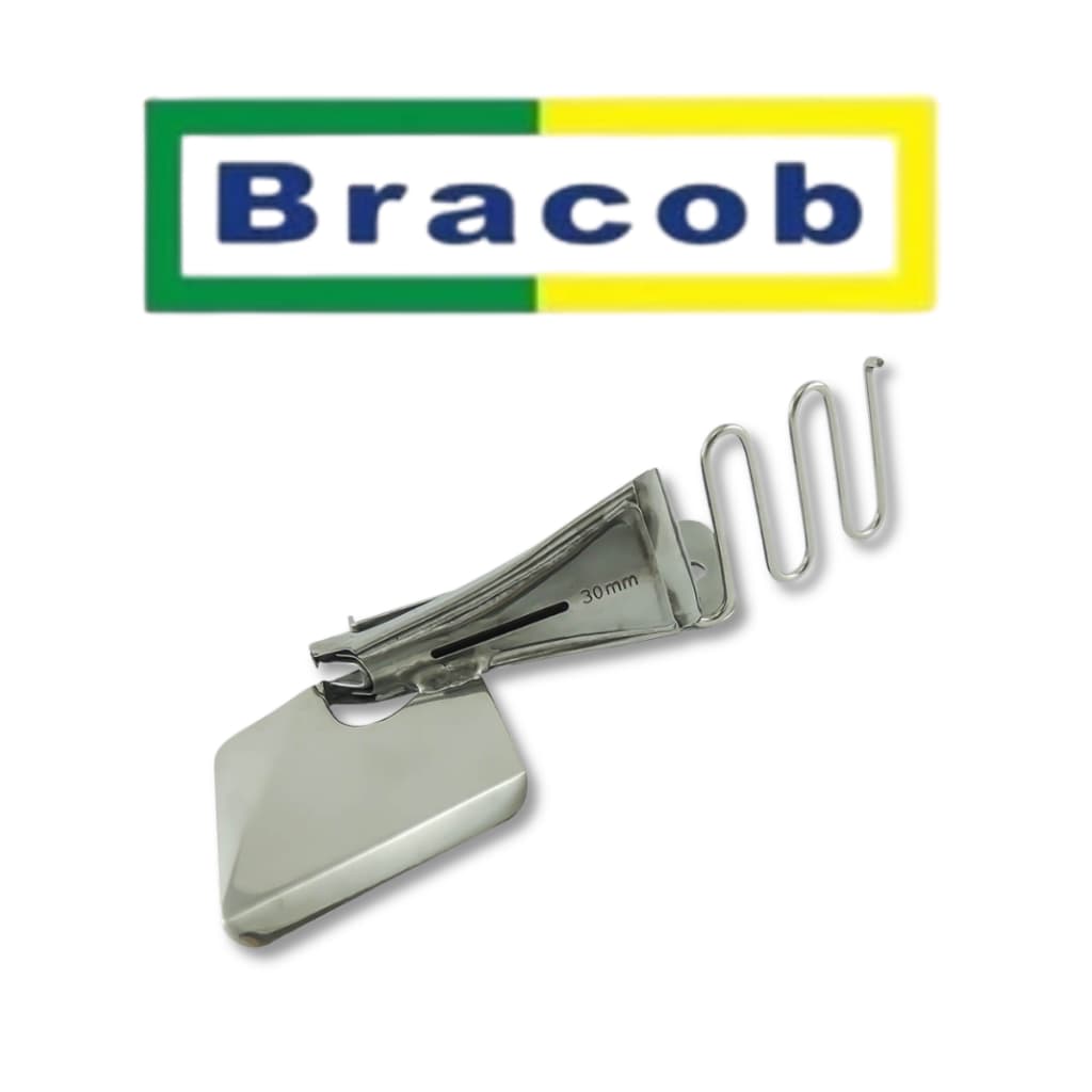 Aparelho de Vies Duas Dobras para Máquina de Costura Galoneira Bracob