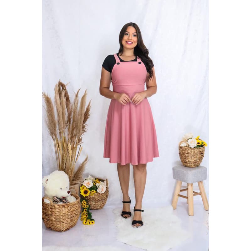 JARDINEIRA SALOPETE GODE MODA EVANGÉLICA FEMININA CASUAL