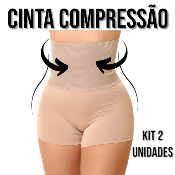 Kit com 2 Short Modelador Segunda Pele Liso Anágua | Bermudinha para Vestir por baixo da Roupa Feminino
