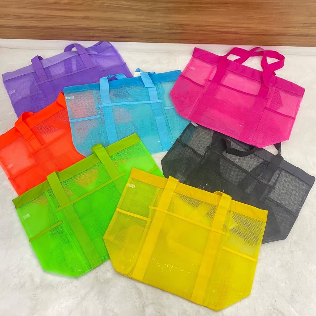 Bolsa De Praia Feminina Impermeável Luxo Verão Sacola Praia Piscina Transparente Grande Silicone