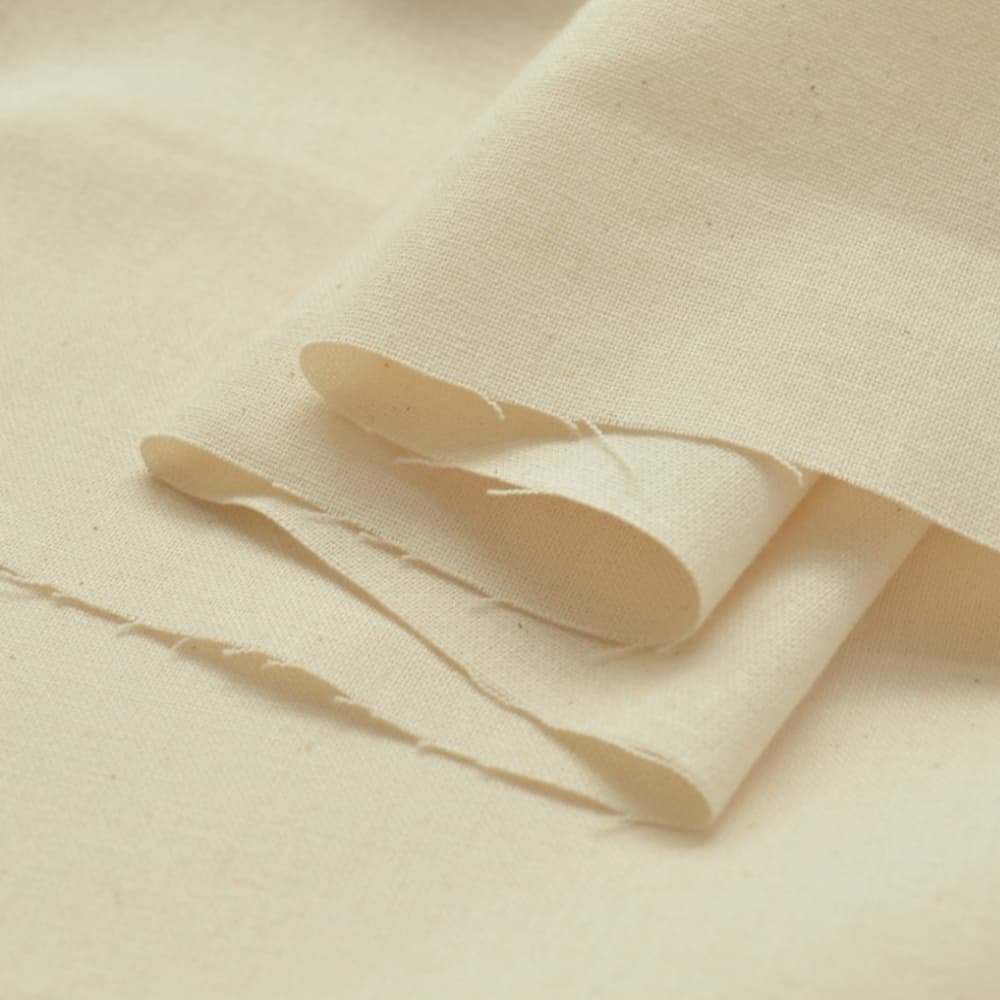 Tecido 100% Algodão Cru Qualidade Premium | 1 metro X 1,75m Largura Trama Fechada