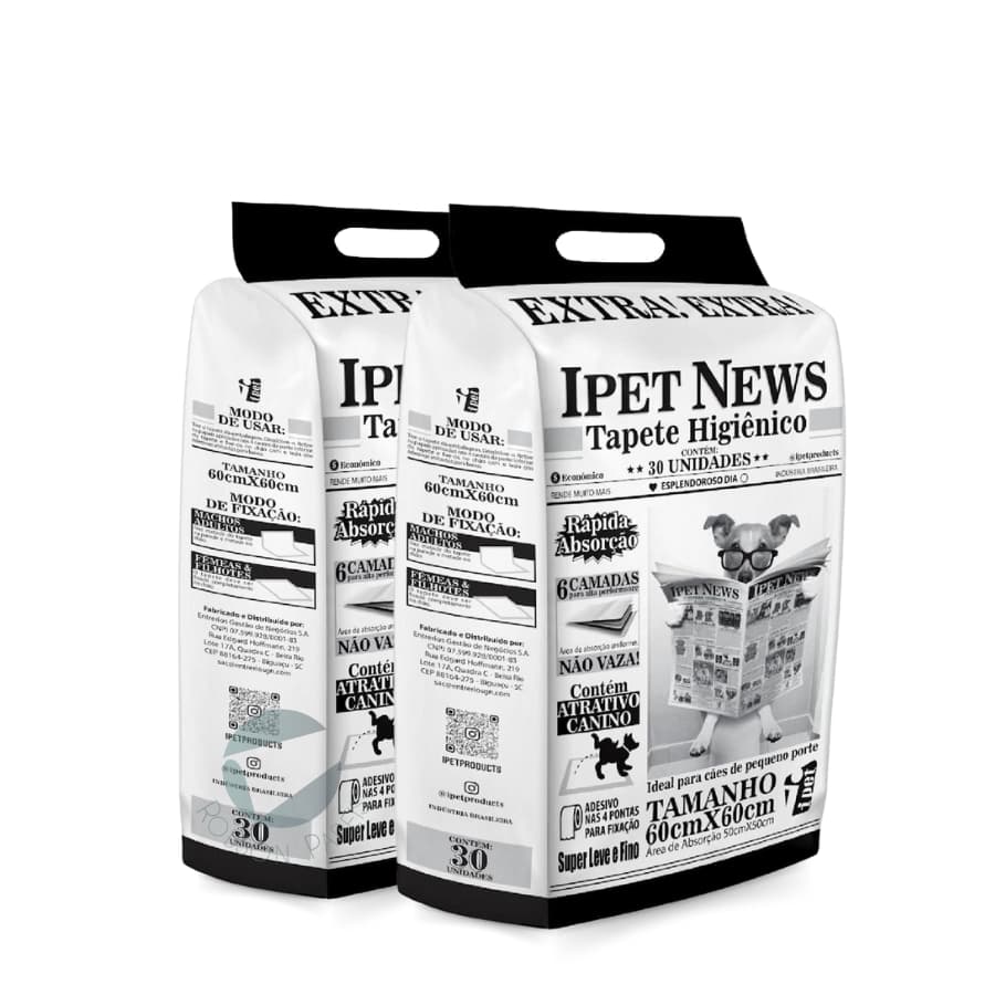 Tapete Higiênico Varias Unidades Nao Vaza 60x60 6 Camadas