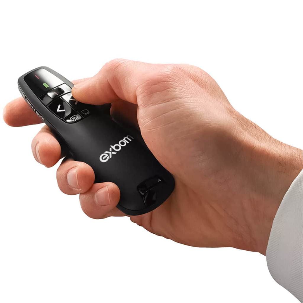 Apresentador Passador de Slides para Palestras e Aulas Sem Fio com Laser 30m Alcance Profissional