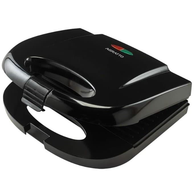 Sanduicheira Elétrica Agratto Black Sandwish Grill Antiaderente SA-01