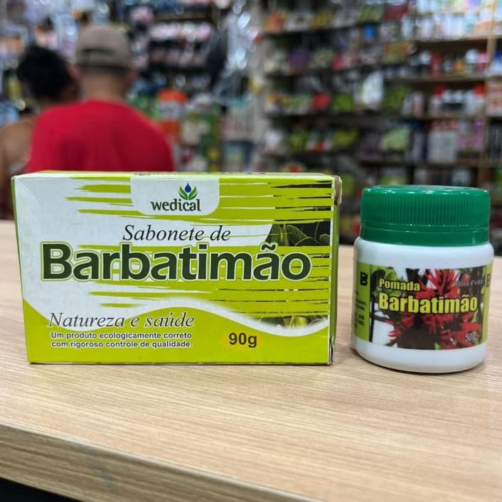 KIT BARBATIMÃO (POMADA BARBATIMÃO + SAB. BARBATIMÃO)