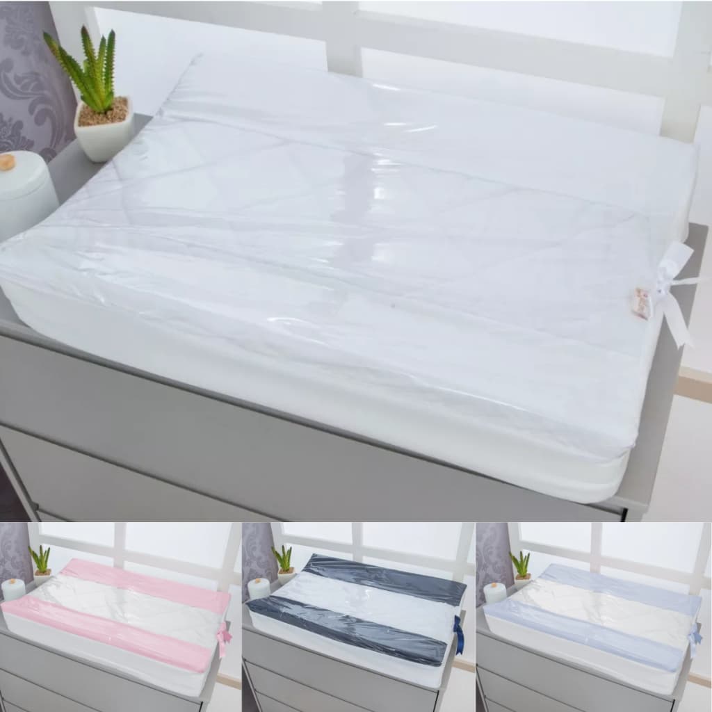 Trocador de Comoda Fraldas Americano Anatômico Para Bebe Plastificado Impermeável