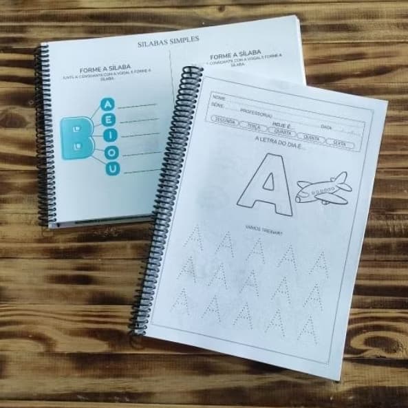 Kit 2 Apostilas educação infantil - Escreve e apaga / 600 Atividades