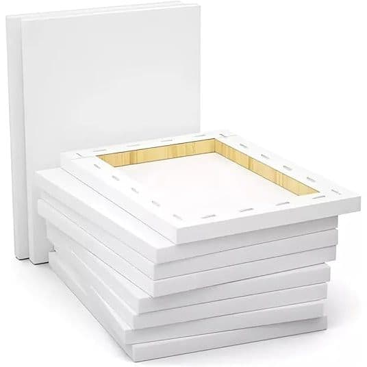 Tela Pintura (15x15 20x20 30x30) Algodão Boa Qualidade Guache Óleo Acrílica Artesanato Escolar Souza