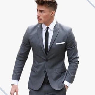 Terno Masculino de Microfibra Slim Leve, Confortável e Elegante Tecido Premium Alta Costura