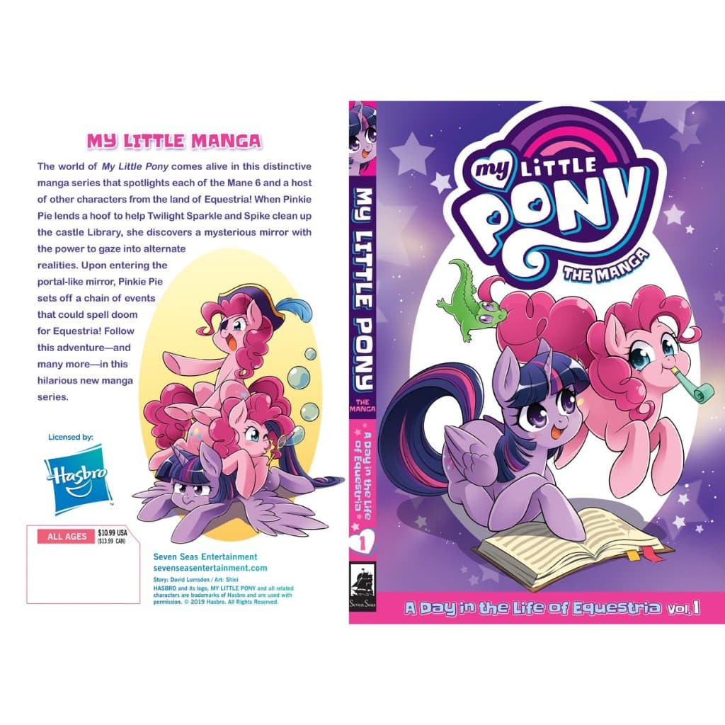 Mangá Artesanal Em Português My Little Pony A Day in the Life of Equestria