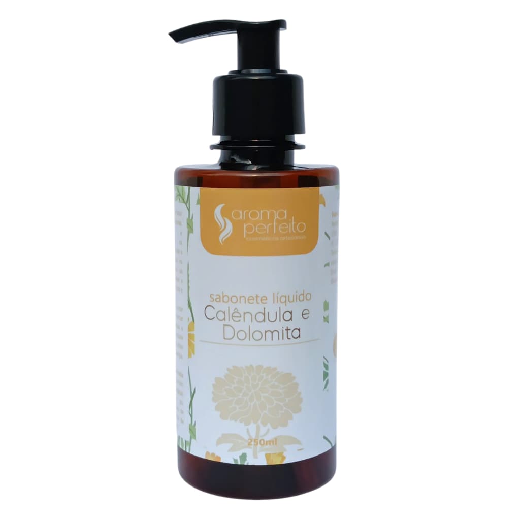 Sabonete líquido Antiacne com calêndula e dolomita 200ml
