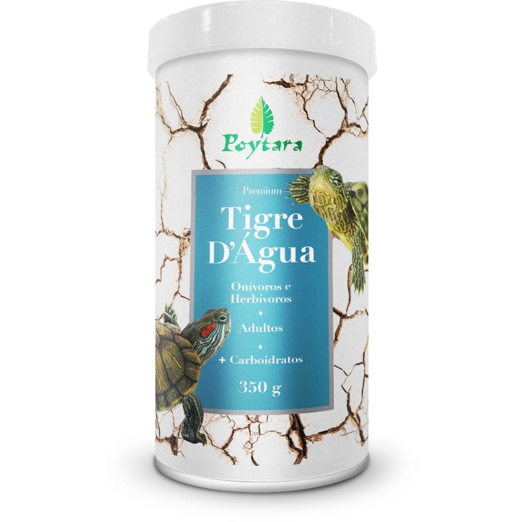 Ração Poytara Tartaruga Tigre D'água 350g